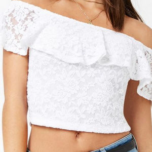 Lace Off-the-Shoulder Top